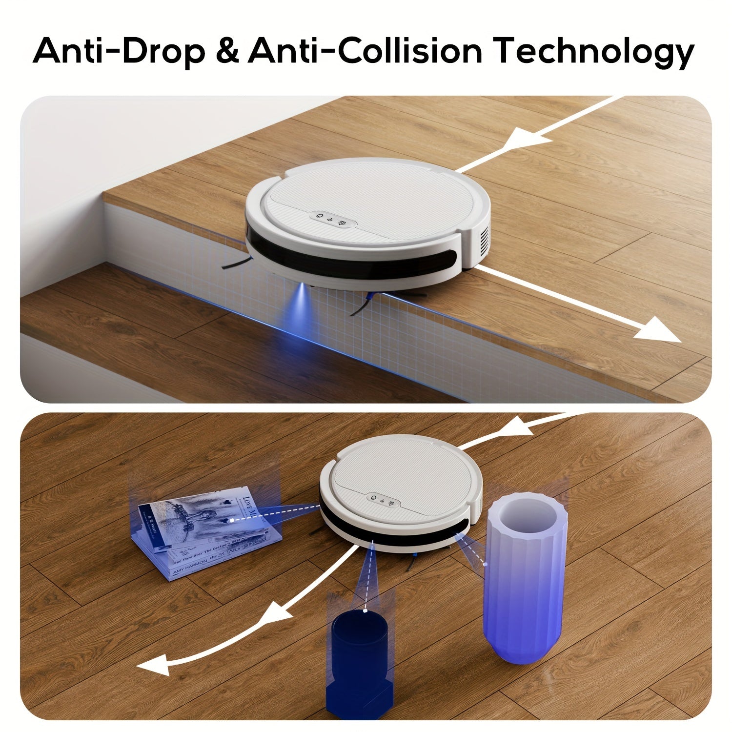 3-in-1 Intelligent Robotic Cleaner, 5000Pa Vacuum, Auto Charging & Fixed-Point Cleaning, App & Voice Control, Built-in Water Tank & Dust Box, Holiday Gift